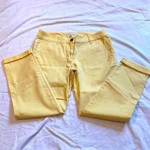 CAbi pants Adorable Yellow Size 6